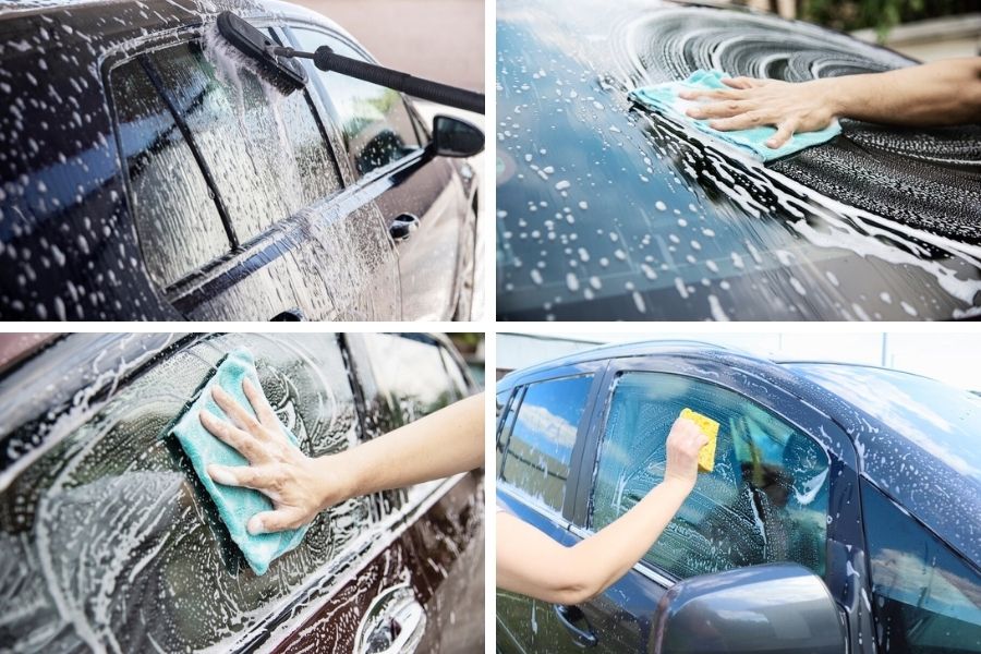 Vệ sinh kính ô tô thường xuyên